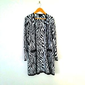 Zebra Print Sweater